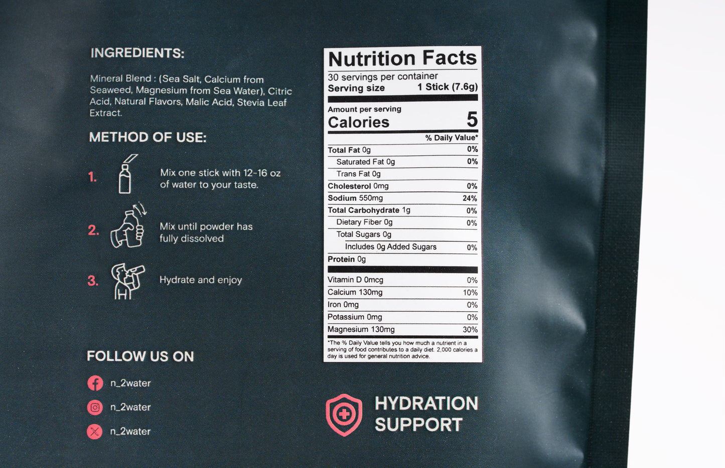 N-2 Mineral Hydration Mix - Margarita Flavor