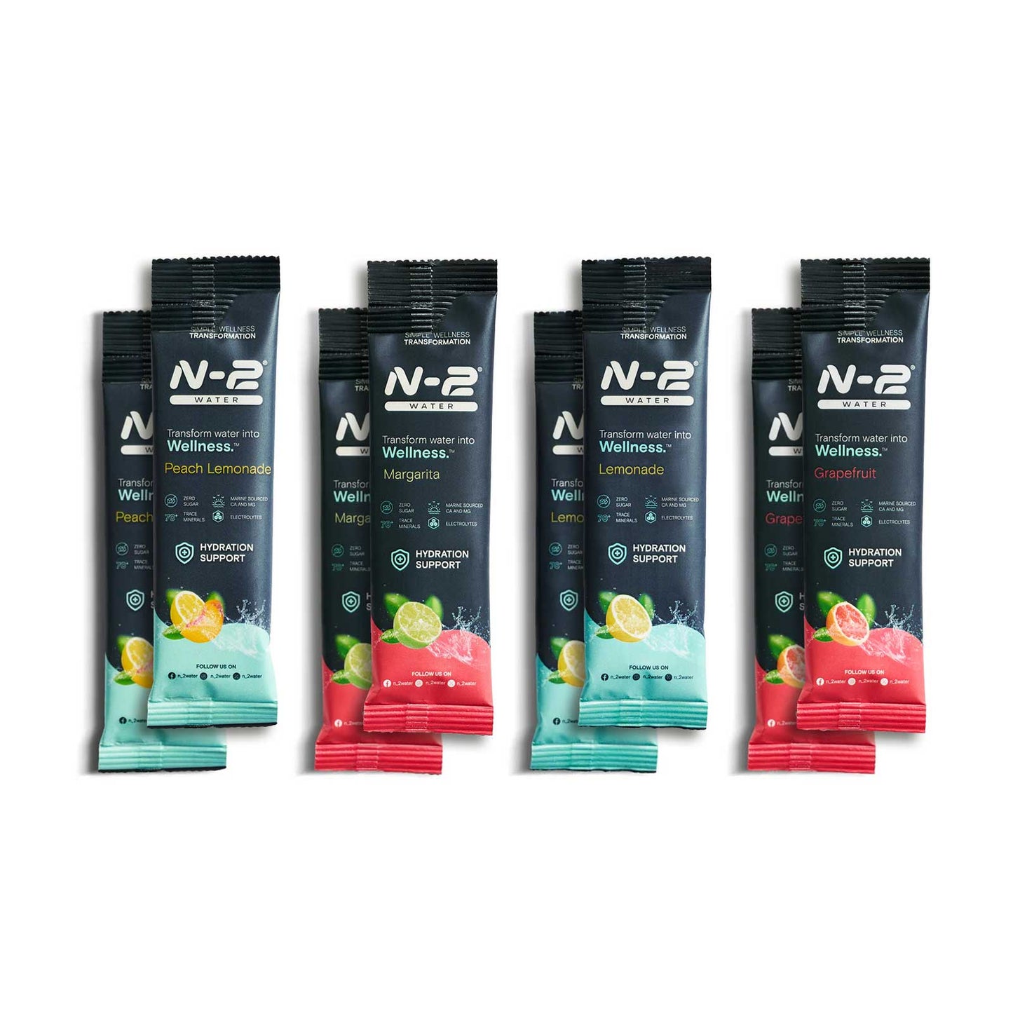 N-2 Variety Pack with 8 hydration sticks