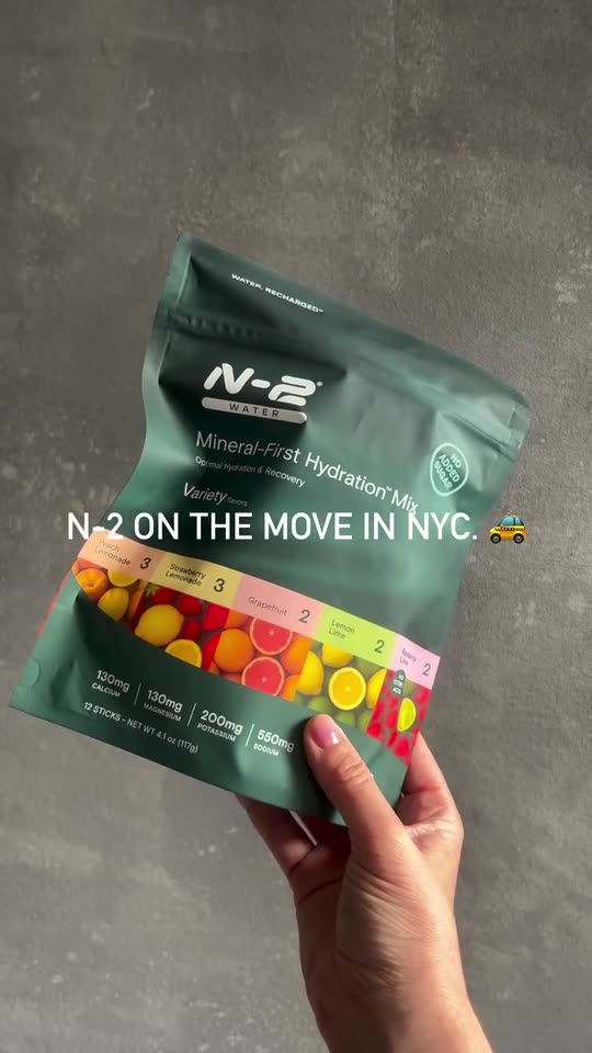 N-2 Water Instagram reel: active lifestyle hydration